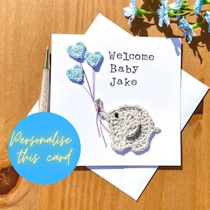Es ist eine Jungen Karte, Willkommen Baby Junge, süße Karte für Neugeborene Baby Jungen, neue Baby Karte, handgemachte Karte, Willkommen in der Welt