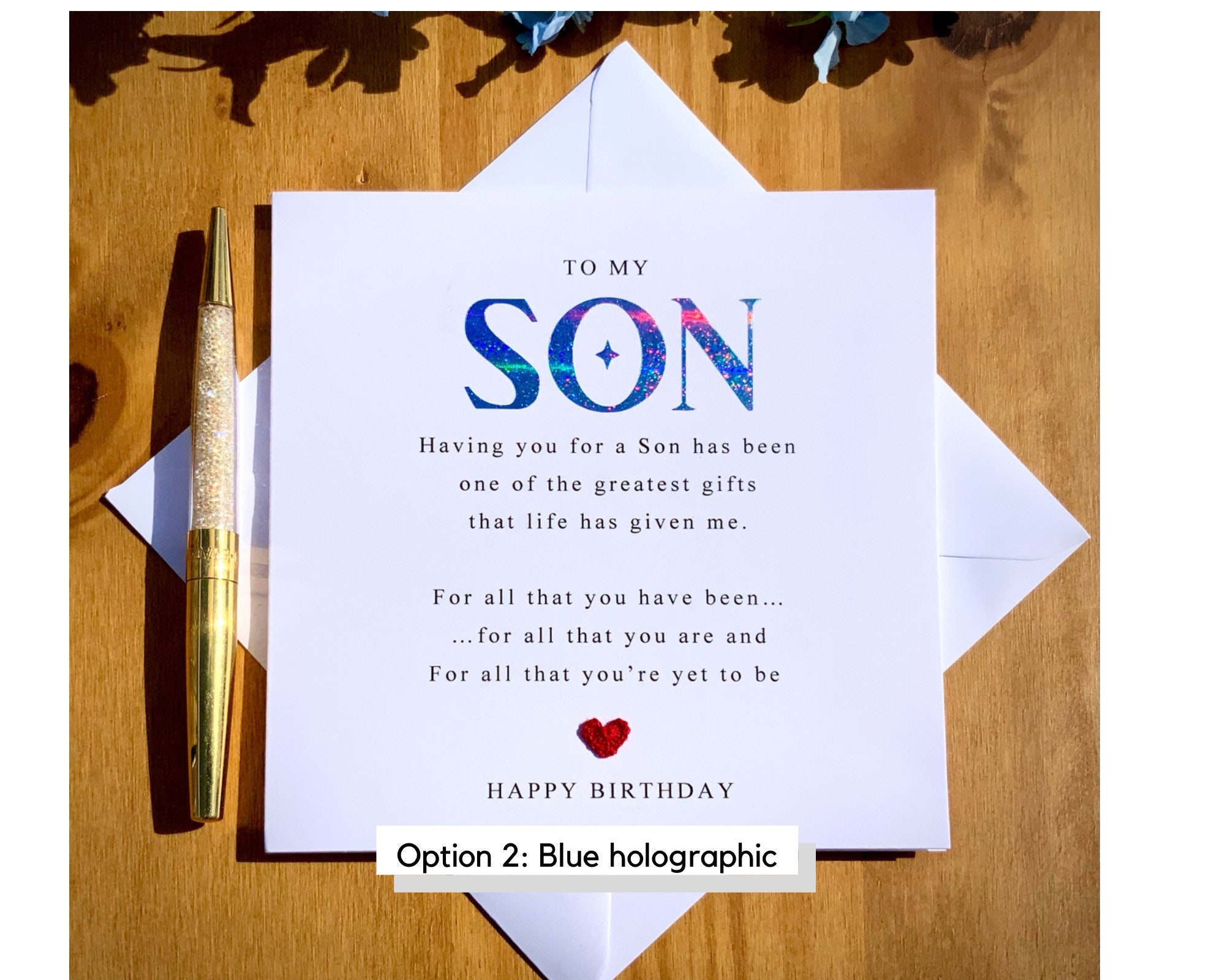 Son Brthday Card Poem Brthday Card For Son 18th Brthday - Etsy UK - View #10