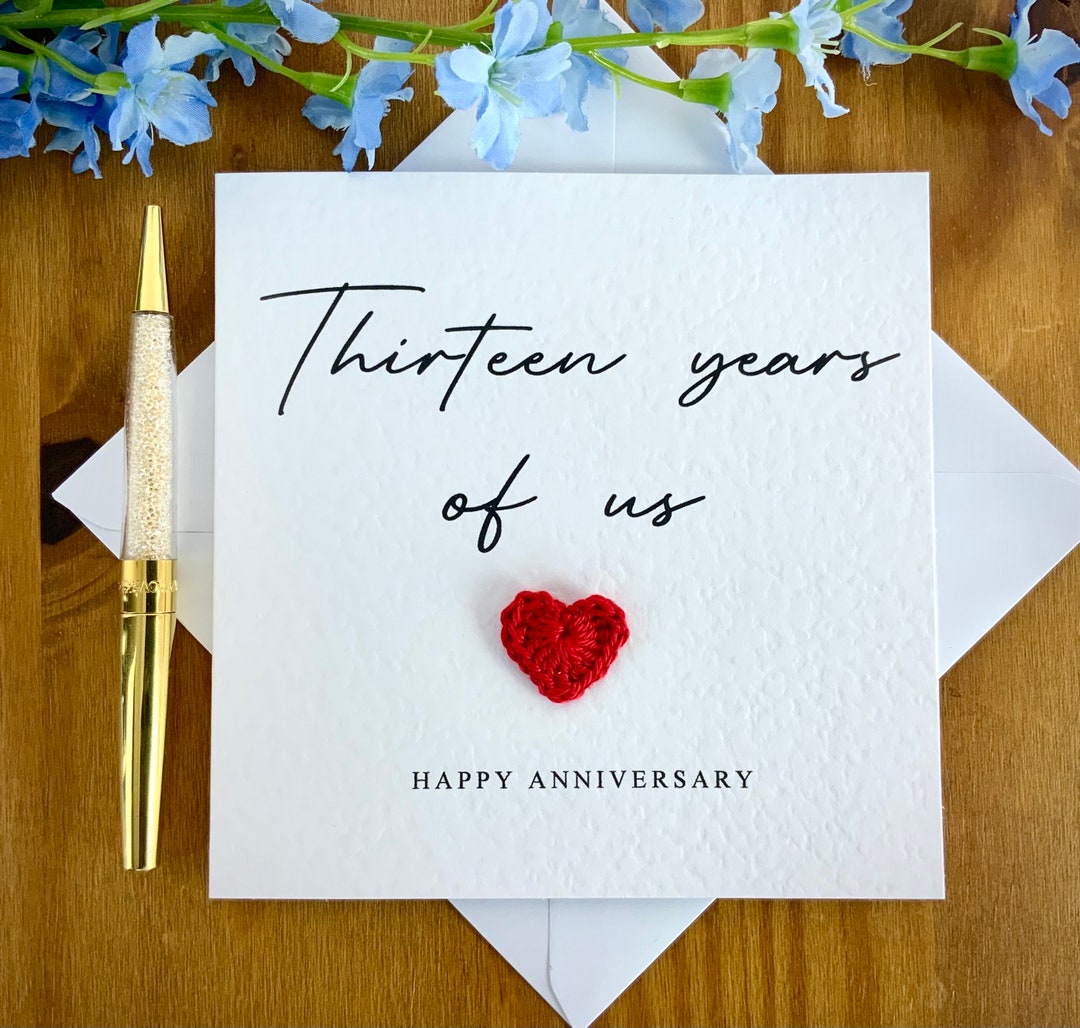 Happy Anniversary 13 Years and Counting: Gift Journal with