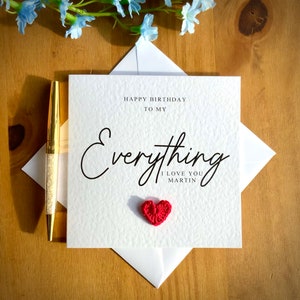 Tarjeta de cumpleaños con todo incluido, tarjeta para tu alma gemela, tarjeta para tu pareja, tarjeta de cumpleaños para tu esposo, tarjeta de cumpleaños para tu esposa, tarjeta para tu prometido, tarjeta personalizada.