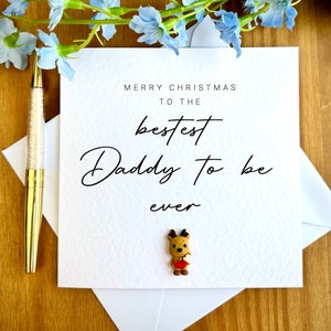 Cartão de Natal para papai, feliz Natal para o melhor papai de todos os tempos Cartão de Natal, cartão de feliz Natal para papai, TLC0387