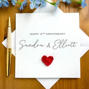 カップル向けのあらゆる年の記念日カード、カップル向けの結婚記念日カード、ママとパパの記念日カード、TLC057x