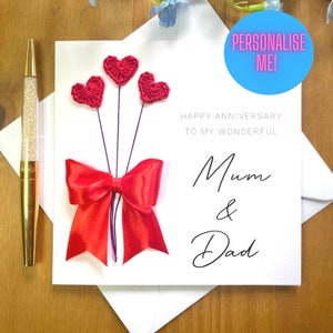Cartão de aniversário para mãe, cartão de aniversário para pais, cartão de aniversário especial, cartão de aniversário personalizado, TLC0141