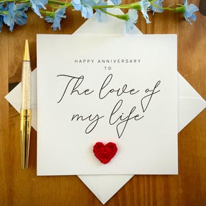 Liefde voor mijn leven jubileumkaart, jubileumkaart voor hem, voor haar, soulmate jubileumkaart, mijn alles, mijn geliefde, TLC0467