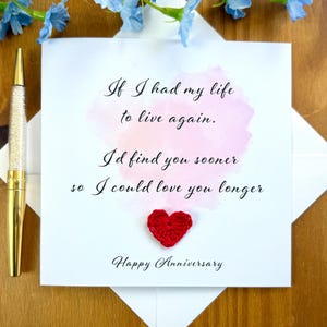 Carte d'anniversaire de mots doux, carte d'anniversaire, carte d'anniversaire de l'amour de ma vie, carte d'anniversaire Je t'aime, TLC063x