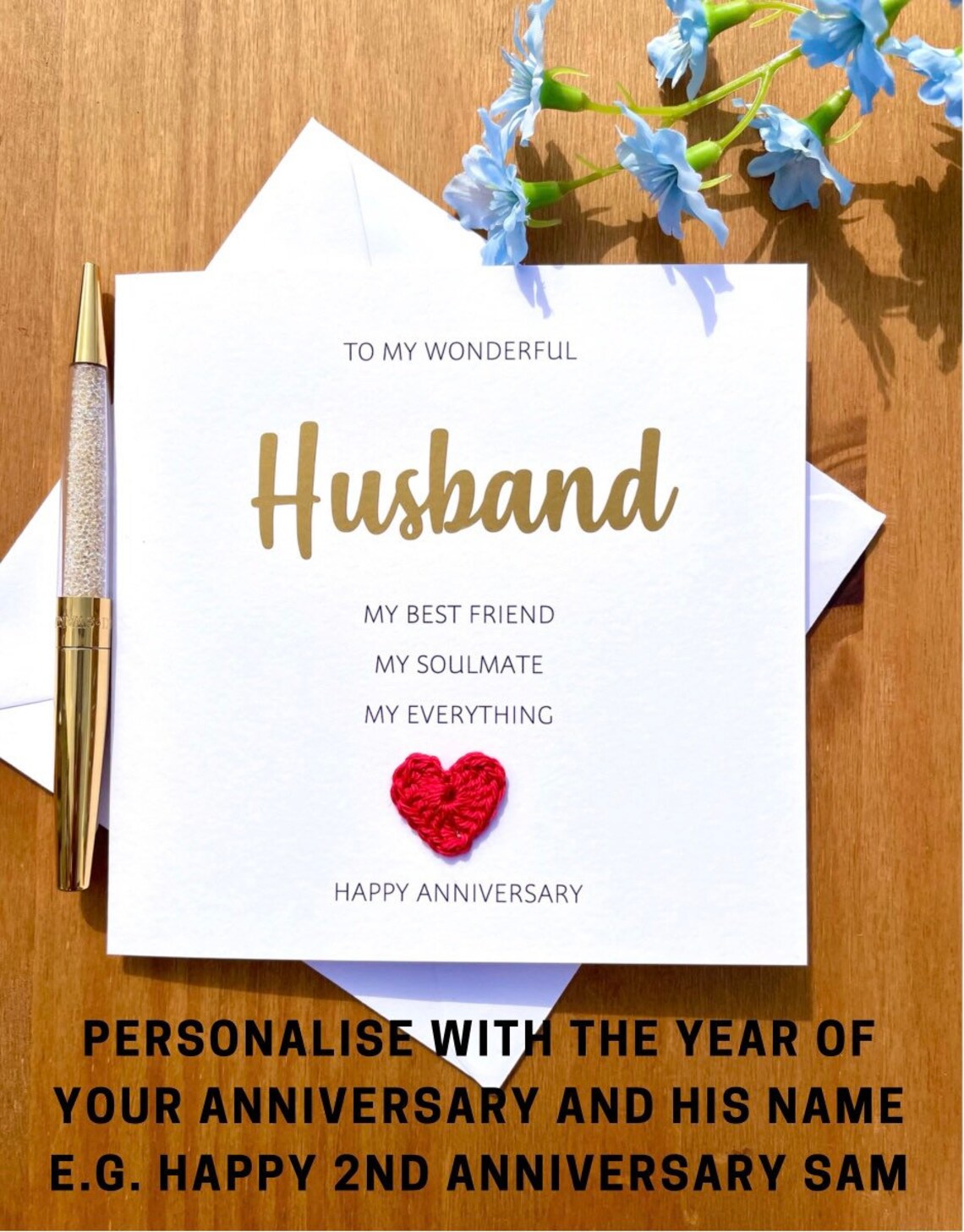 Wedding Anniversary Card For Husband - Sentimental Keepsake From Graham Brindley