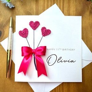 Girls birthday card, birthday card for her, birthday card for mum, auntie, nana, grandma happy birthday card, TLC0264