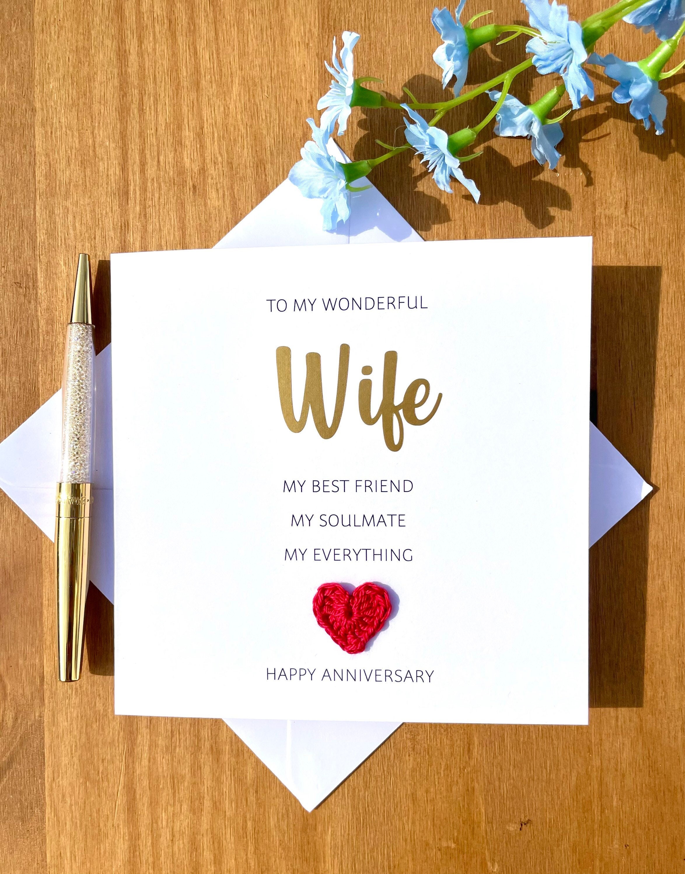 Birthday Cards for Wife Romantic UK