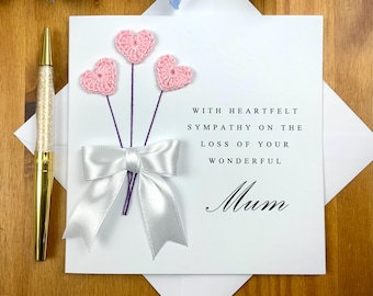 Sympathy Card Mother Bereavement, Thinking of You, Condolences