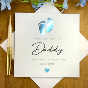 Biglietto per la festa del papà dal pancione, biglietto per la festa del papà per il futuro papà, primo biglietto per la festa del papà, futuro papà Biglietto per la festa del papà, TLC0423i
