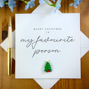 Cartão de NATAL para pessoa favorita, feliz Natal para minha pessoa favorita, cartão de aniversário para alma gêmea, meu tudo, meu amante, TLC0486