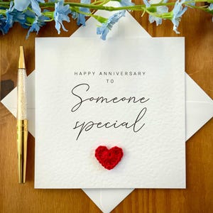 Biglietto di anniversario per una persona speciale, biglietto per una persona speciale, un amico speciale, un nuovo amante, biglietto di anniversario per una persona speciale, TLC0490T