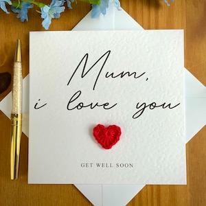 Beterschapskaart voor mama, mama, ik hou van je, kaart voor mama, beterschapswensen voor mama, mama, beterschap, TLC039x