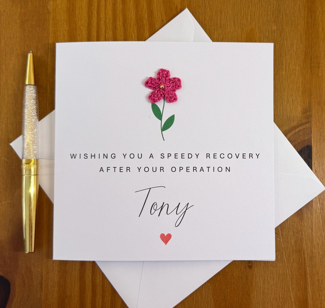 Get Well Soon Card, Wishing You a Speedy Recovery After Your Operation ...