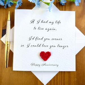 Carte d'anniversaire de mots doux, carte d'anniversaire, carte d'anniversaire de l'amour de ma vie, carte d'anniversaire Je t'aime, TLC063x
