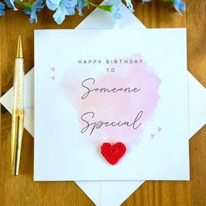 Carte d'anniversaire pour quelqu'un de spécial, carte pour personne spéciale, ami spécial, nouvel amant, carte pour nouvelle relation, carte d'anniversaire pour ami, TLC0102