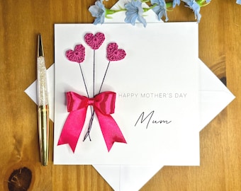 Mother’s Day card, special mum card, love you mum, card for mum with love hearts, mam card, TLC0205