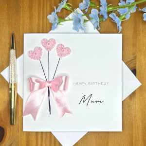 Mama Geburtstagskarte, spezielle Mama Karte, liebe dich Mama, Karte für Mama mit Liebesherzen, TLC0237