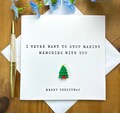 Sentimental Christmas card, luxury Christmas card, personalised Christmas card for lover, husband, wife, girlfriend, boyfriend, TLC0294