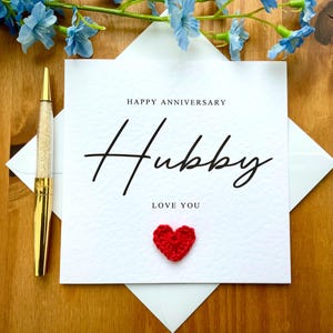 Cartão de ANIVERSÁRIO do marido, cartão personalizado para marido, cartão de aniversário texturizado de luxo, cartão de aniversário para marido, TLC0493