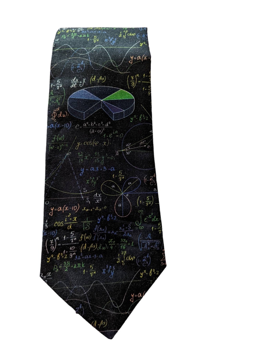 Maths Physics Tie. Novelty Science Necktie. Cotton Maths Etsy UK