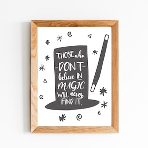 Magic - Roald Dahl Print