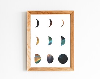 Moon Phases Print