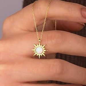 Opal Necklace	
Sun Necklace	
Opal Sun Necklace	
Celestial Jewelry	
Tiny Star Necklace	
Opal Star Necklace	
Gold Sun Necklace	
Sunshine Necklace	
Dainty Necklace	
Opal Jewelry	
Minimalist Necklace	
Necklace For Her	
Birthday Gifts