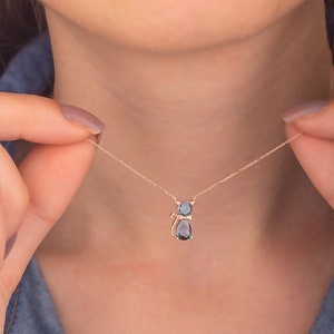 Pearl alexandrite and moonstone necklace hot sale