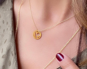 14k Gold Filled Zodiac Necklace: Sterling Silver Astrology Pendant