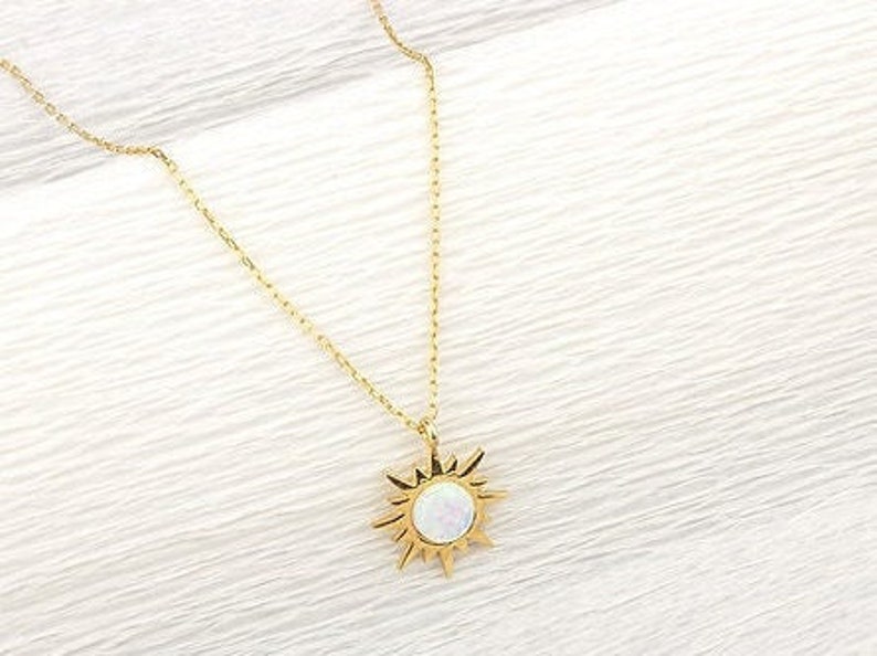 Opal Necklace	
Sun Necklace	
Opal Sun Necklace	
Celestial Jewelry	
Tiny Star Necklace	
Opal Star Necklace	
Gold Sun Necklace	
Sunshine Necklace	
Dainty Necklace	
Opal Jewelry	
Minimalist Necklace	
Necklace For Her	
Birthday Gifts