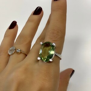 Green Amethyst Ring	
Sterling Silver Ring	
Green Gemstone	
Green Amethyst	
Prasiolite Ring	
Engagement Ring	
Large Amethyst Ring	
Amethyst Jewelry	
Amethyst Ring Gold	
Silver Amethyst Ring	
Gemstone Ring	
Delicate Ring	
Anniversary Gift
Gift For Her