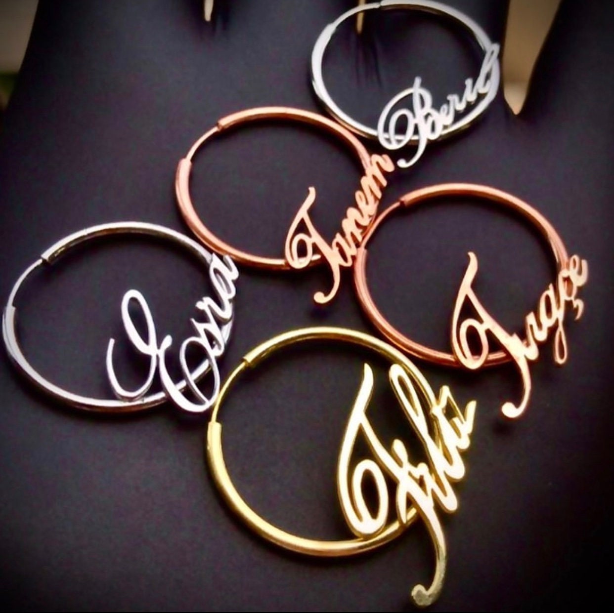 earring with name on it