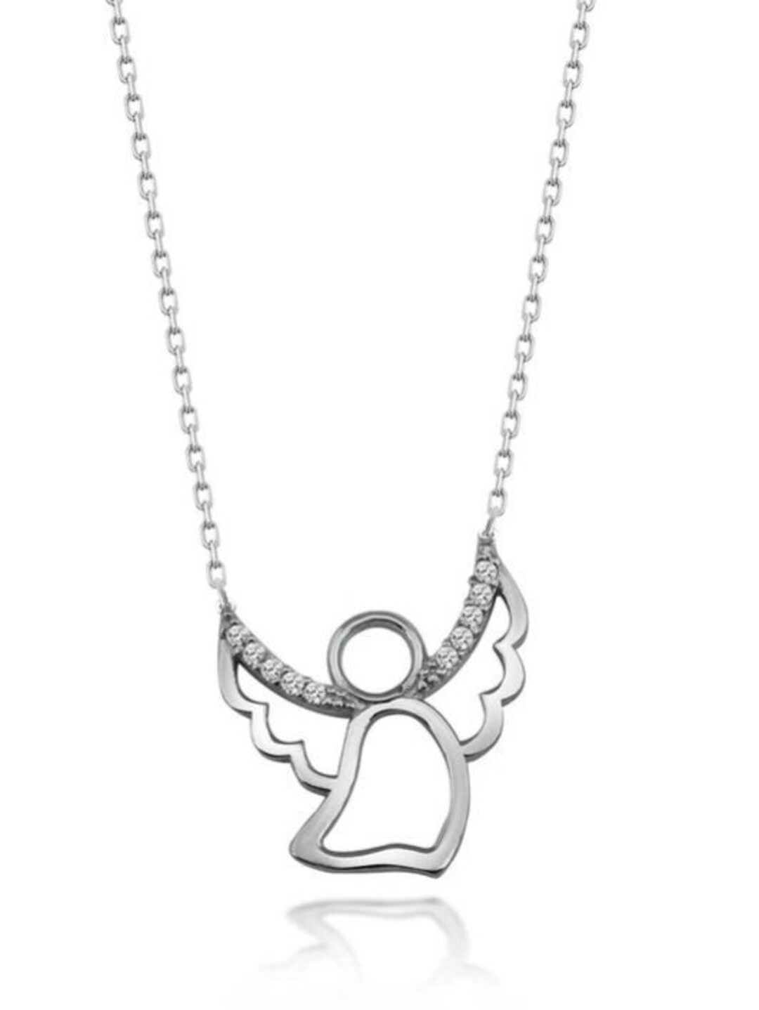 Angel Necklace Guardian Angel Necklace for Woman Angel Etsy