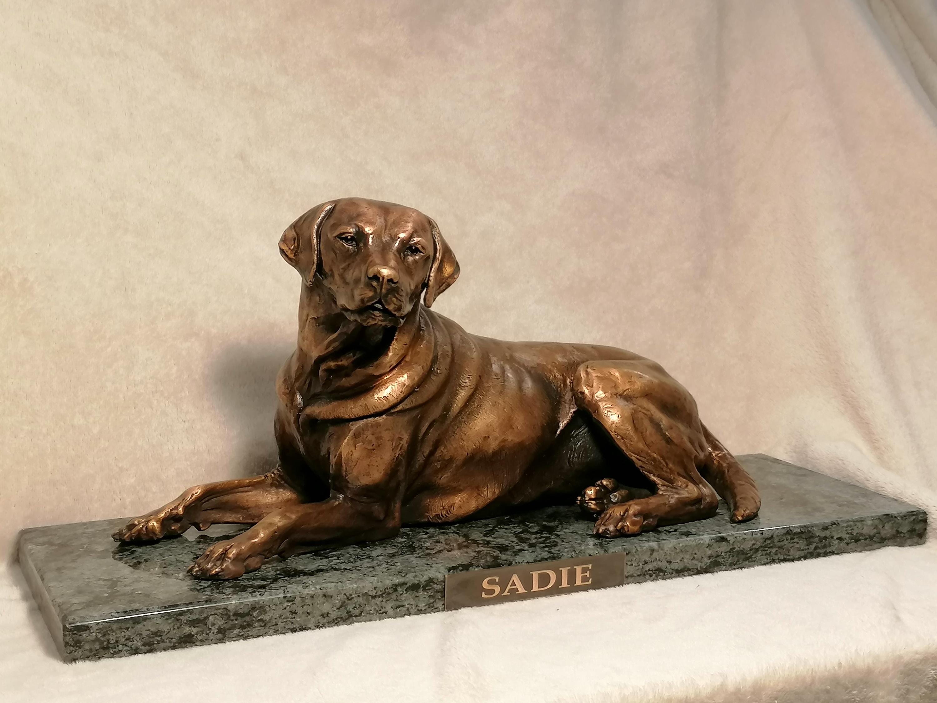 ラブラドールのブロンズ像 - Etsy 日本
