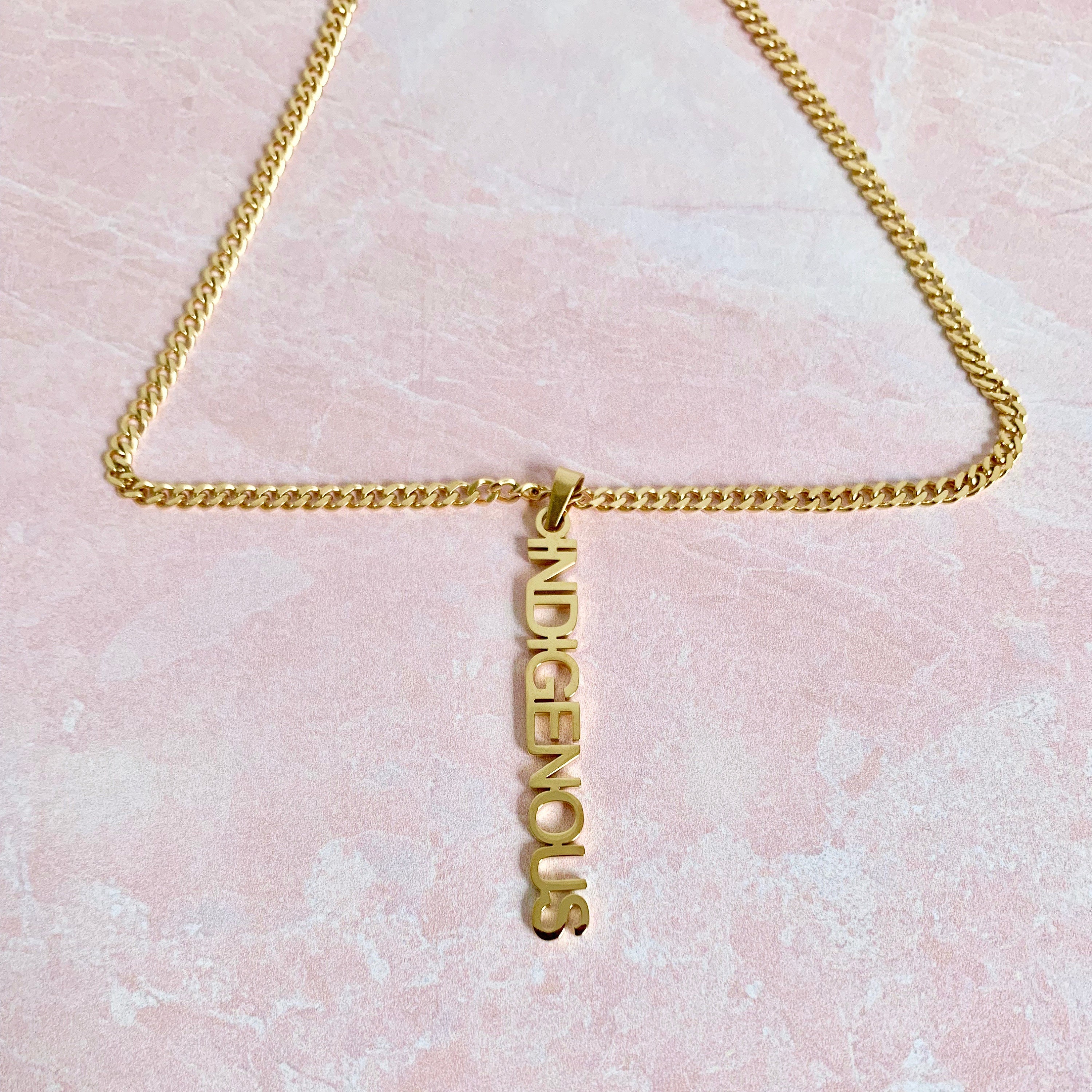 June Bogo 14k Vertical Gold Plate 