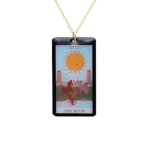 Collar con colgante de Tarot - La Luna - La Luna