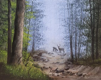 Peinture originale | Debout par Ben Collins. Livraison gratuite aux États-Unis !!!