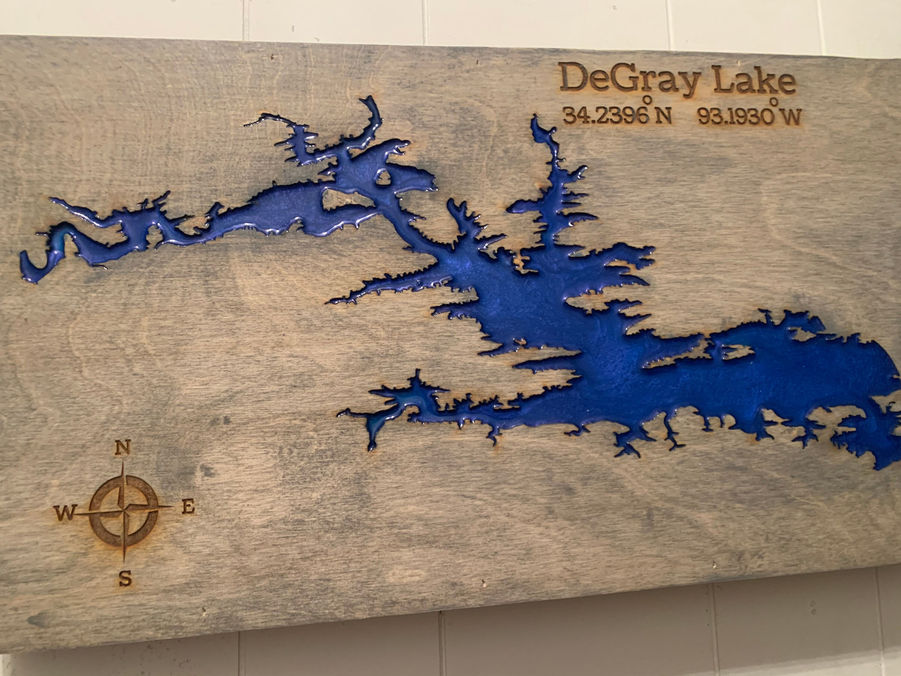 Degray Lake Arkansas Epoxy Map Etsy Il Fullxfull.4269343959 L6k8 