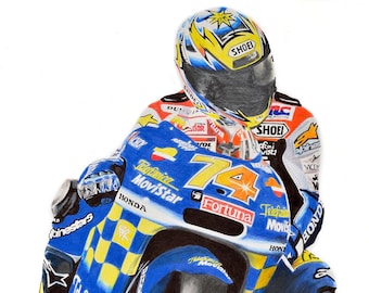 Daijiro Kato Telefonika Movistar Honda RC2W288 Born 4/7/76 to Died