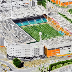 Carrow Road Norwich City Stadium an A4 IMPRIMER