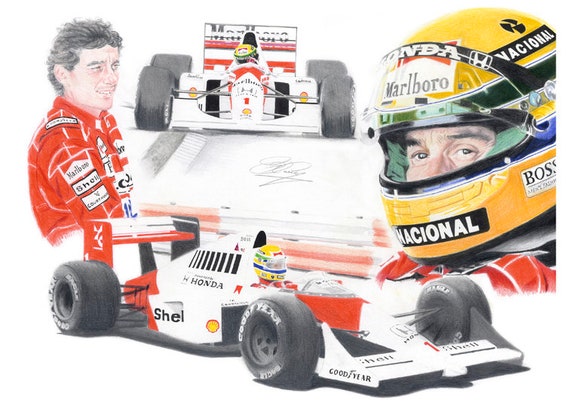 Ayrton Da Silva Senna 21/03/1960 to 01/05/1994 Mclaren MP4/5 an A4