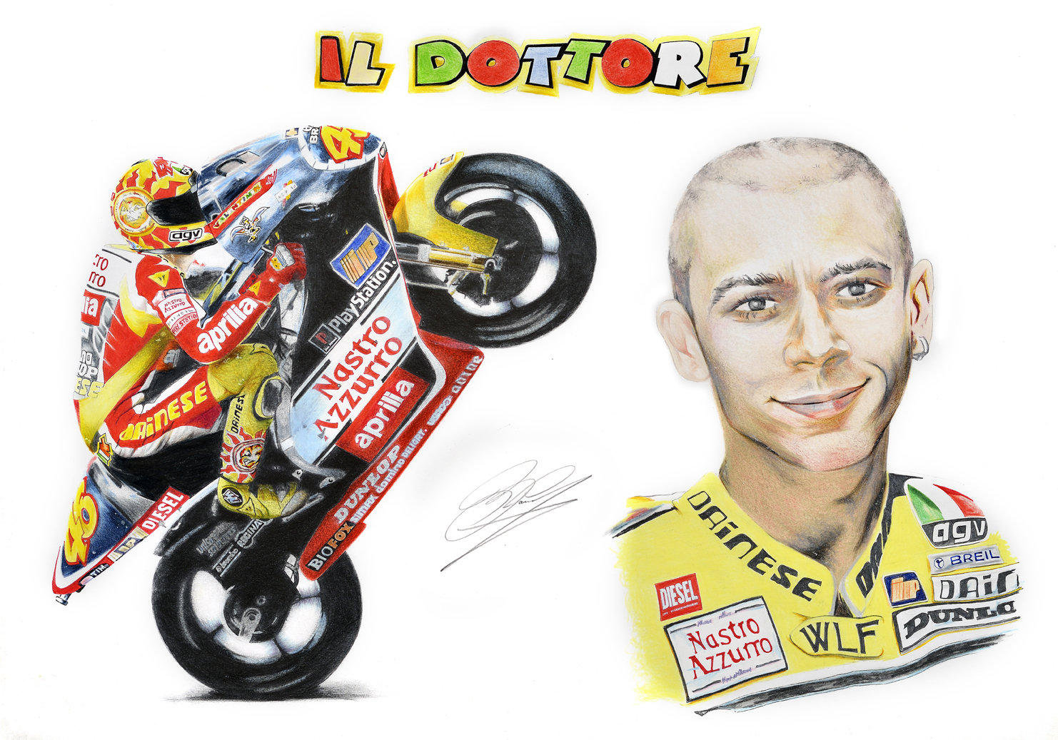 Valentino Rossi (il-dottori) 1999 250cc Champion a Tribute Montage
