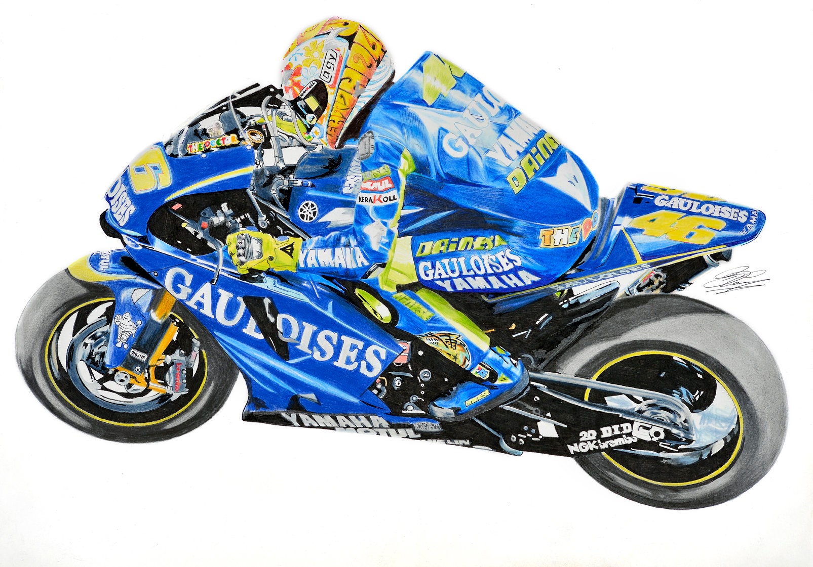 VALENTINO ROSSI & YAMAHA YZR-M 非売本 VALENTINO ROSSI & YAMAHA YZR-M 非売本