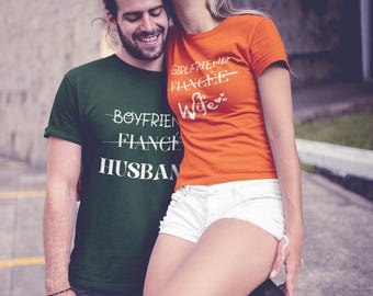 From Boyfriend to Husband T-shirt: Relationship Status Upgrade Tee
