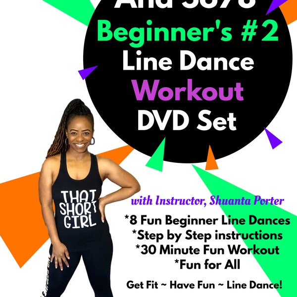 And 5678 Beginner's #2 Line Dance Workout DVD Set (Learn How to Line Dance)