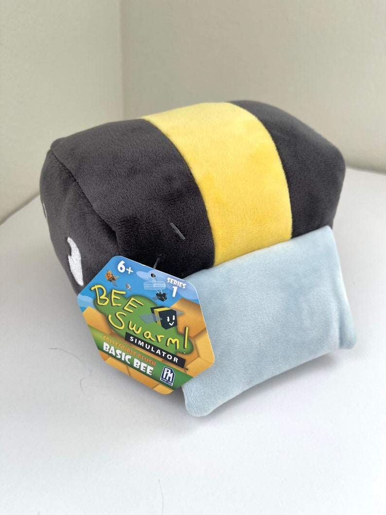 Bee SWARM SIMULATOR Basic Bee Stuffed Plush Series 1 Roblox Etsy