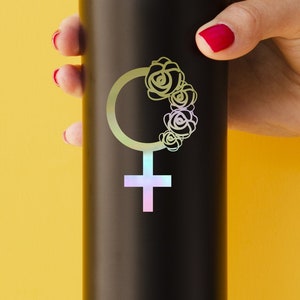 Female Symbol Car Decal | Feminist Sticker