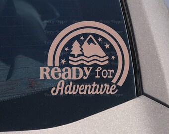 Ready for Adventure Car Decal | Adventure Sticker
