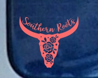 Southern Roots Decal | Country Girl Car Decal | Car Sticker